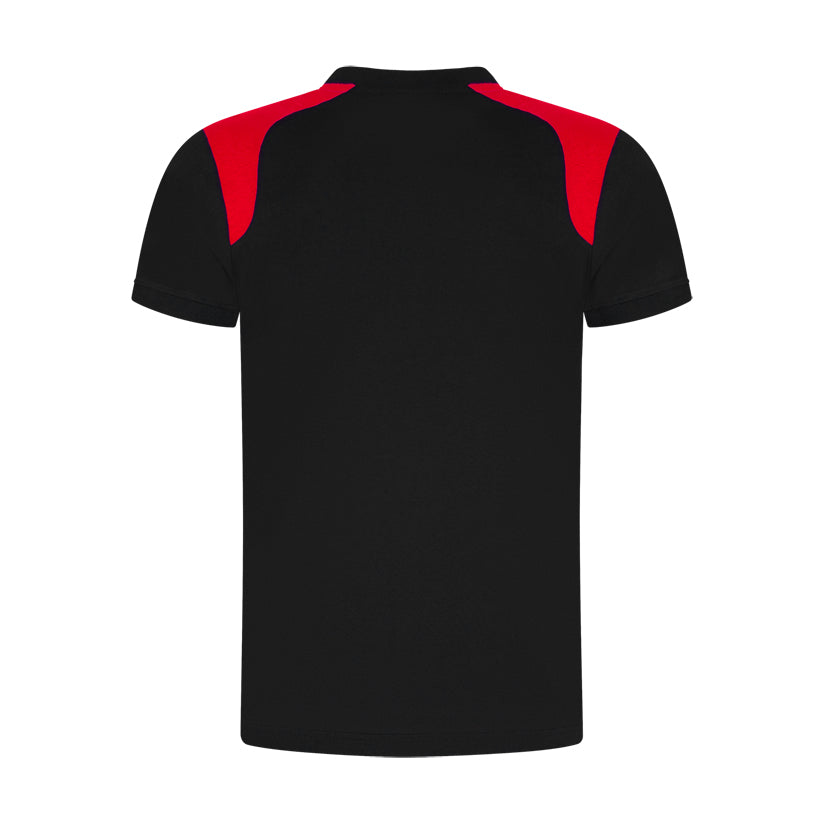 T-shirt Indushirt PRO LIJN TP180  Zwart / Rood