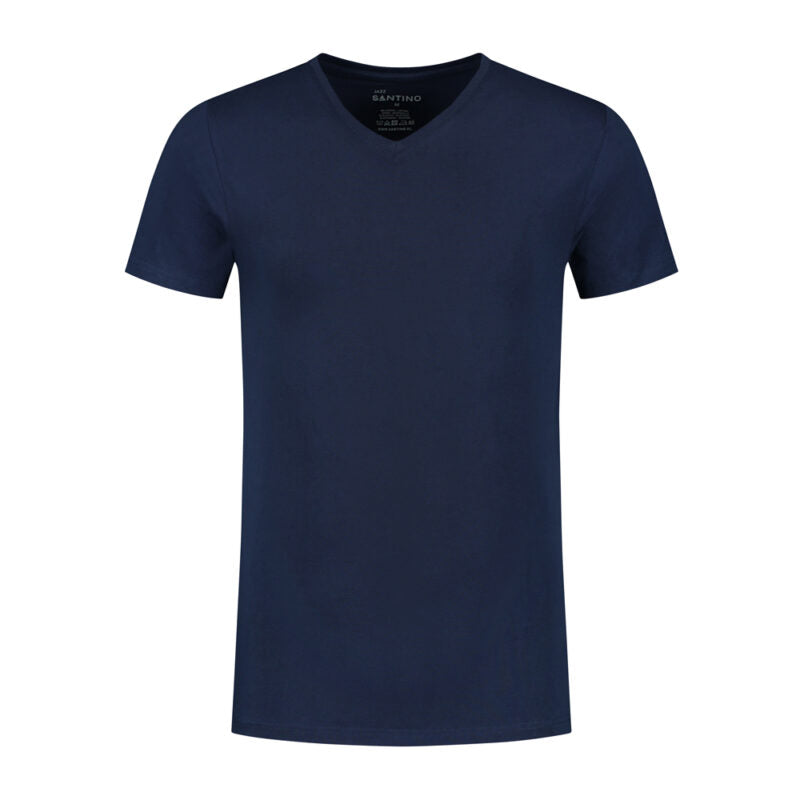 Santino T-shirt Jazz Stretch Modern Fit Met V-hals