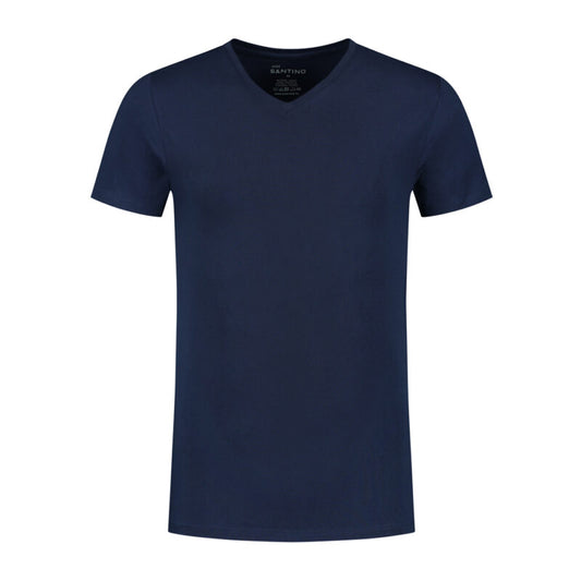 Santino T-shirt Jazz Stretch Modern Fit Met V-hals