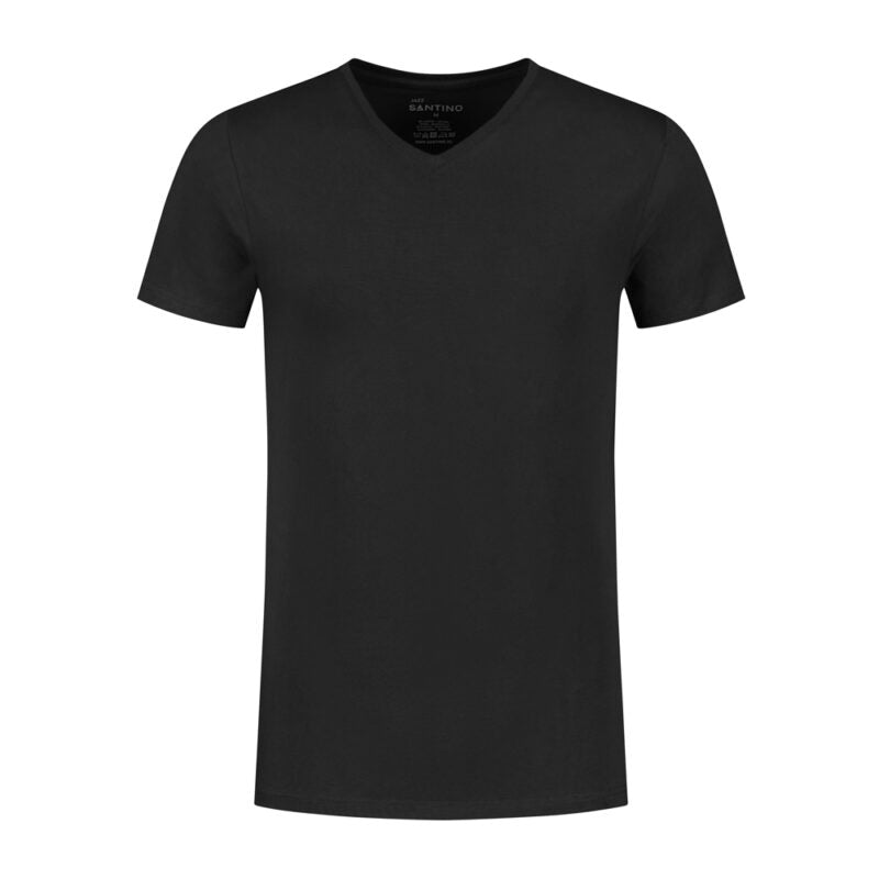 Santino T-shirt Jazz Stretch Modern Fit Met V-hals