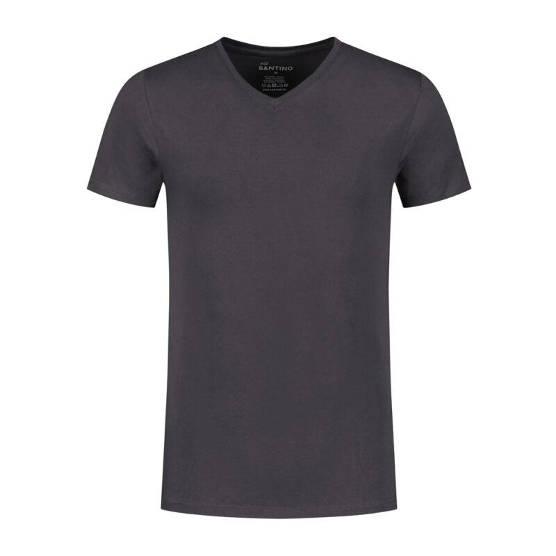 Santino T-shirt Jazz Stretch Modern Fit Met V-hals