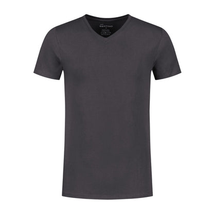 Santino T-shirt Jazz Stretch Modern Fit Met V-hals