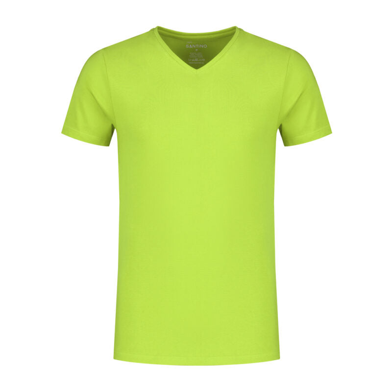 Santino T-shirt Jazz Stretch Modern Fit Met V-hals