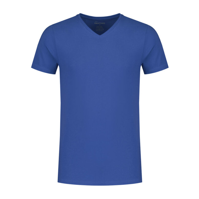 Santino T-shirt Jazz Stretch Modern Fit Met V-hals