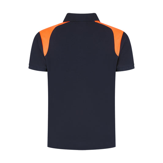 Indushirt Poloshirt PRO LIJN PP200 Marine / Oranje
