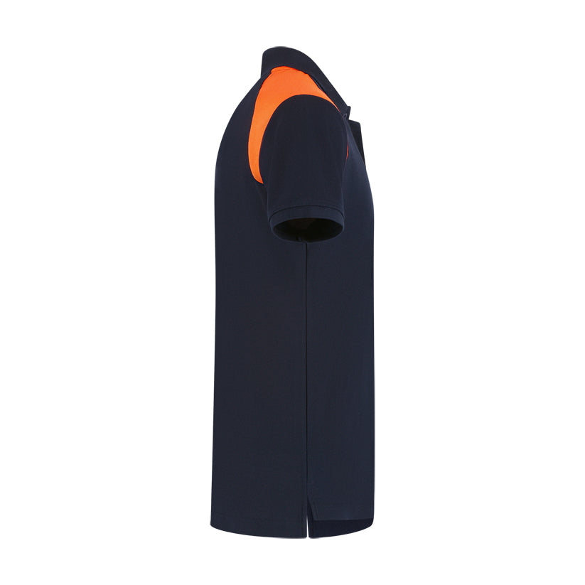 Indushirt Poloshirt PRO LIJN PP200 Marine / Oranje