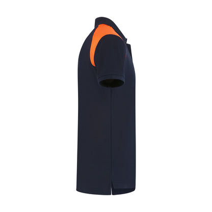 Indushirt Poloshirt PRO LIJN PP200 Marine / Oranje