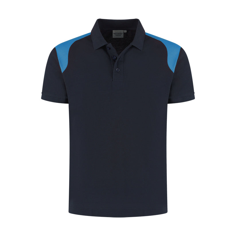 Indushirt Poloshirt PRO LIJN PP200 Marine / Kobaltblauw
