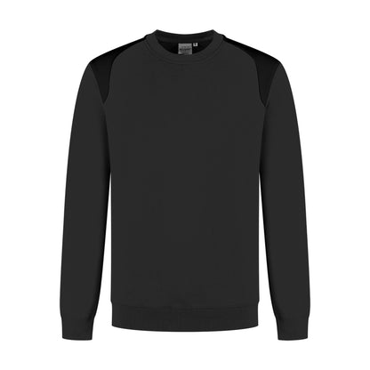 Sweater ronde hals Indushirt PRO LIJN SRP300 Antraciet / Zwart