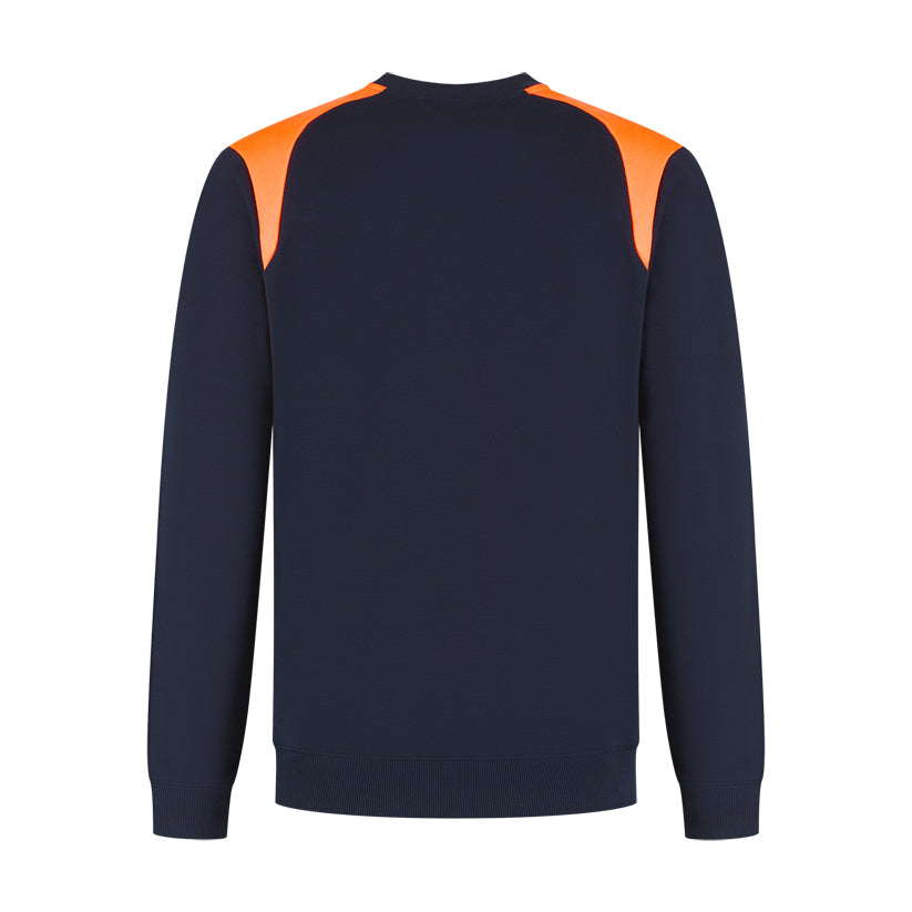 Sweater ronde hals Indushirt PRO LIJN SRP300 Marine / Oranje