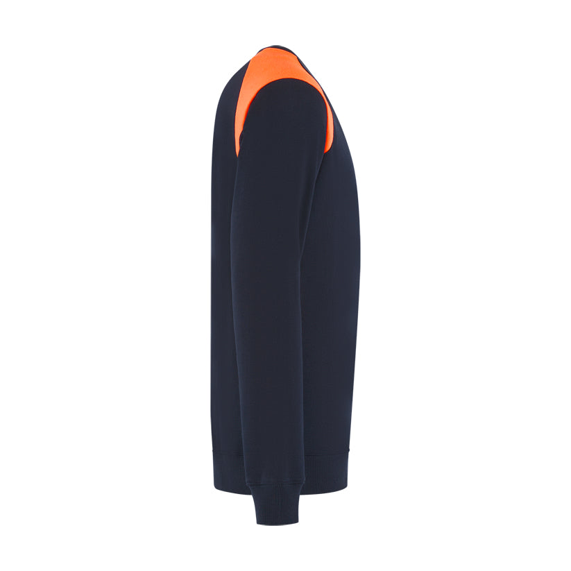 Sweater ronde hals Indushirt PRO LIJN SRP300 Marine / Oranje