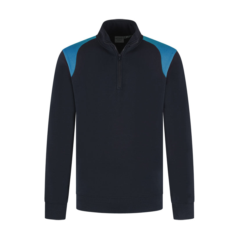 Indushirt Zipsweater PRO LIJN ZSP300 Marine / Kobaltblauw