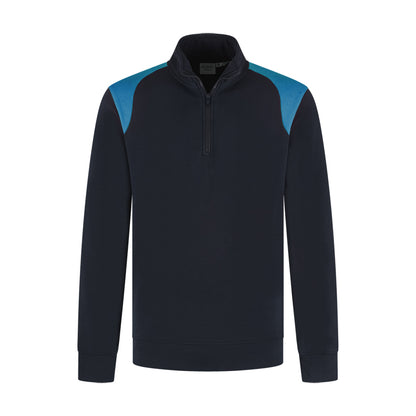 Indushirt Zipsweater PRO LIJN ZSP300 Marine / Kobaltblauw