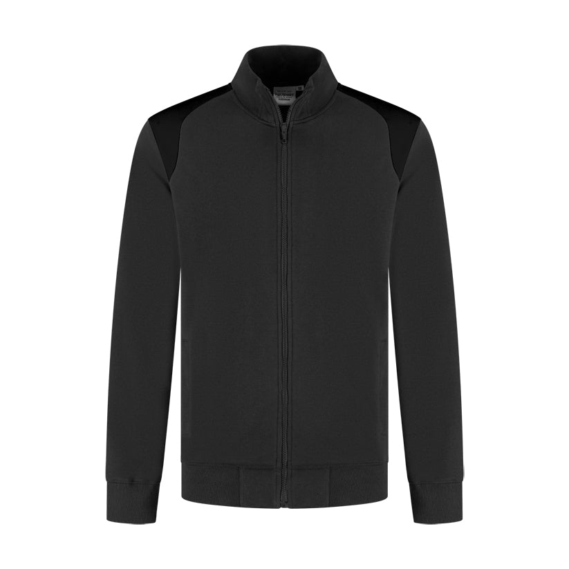 Indushirt Sweatvest PRO LIJN SVP300 Antraciet / Zwart