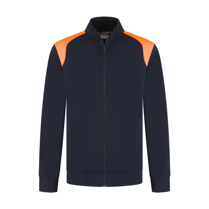 Indushirt Sweatvest PRO LIJN SVP300 Marine / Oranje