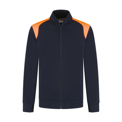 Indushirt Sweatvest PRO LIJN SVP300 Marine / Oranje
