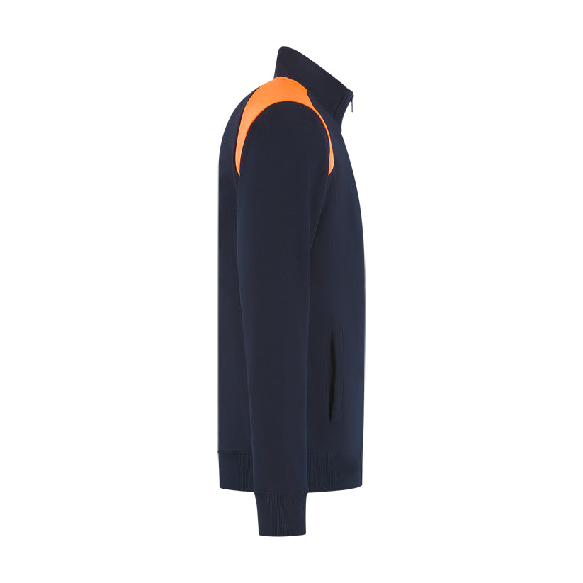 Indushirt Sweatvest PRO LIJN SVP300 Marine / Oranje