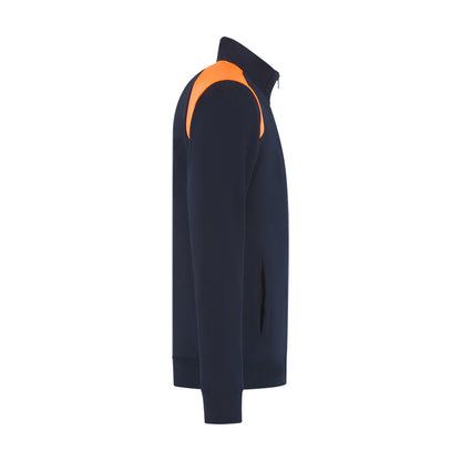 Indushirt Sweatvest PRO LIJN SVP300 Marine / Oranje