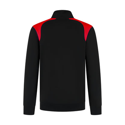 Indushirt Sweatvest PRO LIJN SVP300 Zwart / Rood
