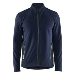 Donker Marineblauw / Fluor Geel