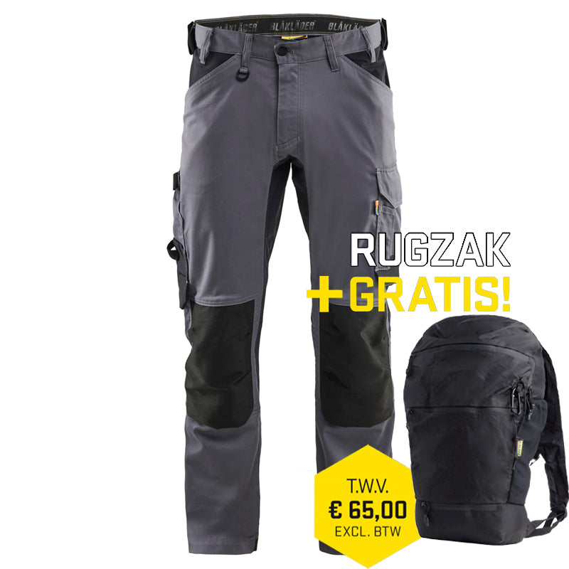 Blaklader 1751 Worker 2-wegstretch Medium Grijs