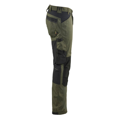 Blaklader 1751 1832 Werkbroek 2-weg Stretch Donker Herfstgroen / Zwart