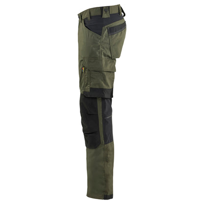 Blaklader 1751 1832 Werkbroek 2-weg Stretch Donker Herfstgroen / Zwart