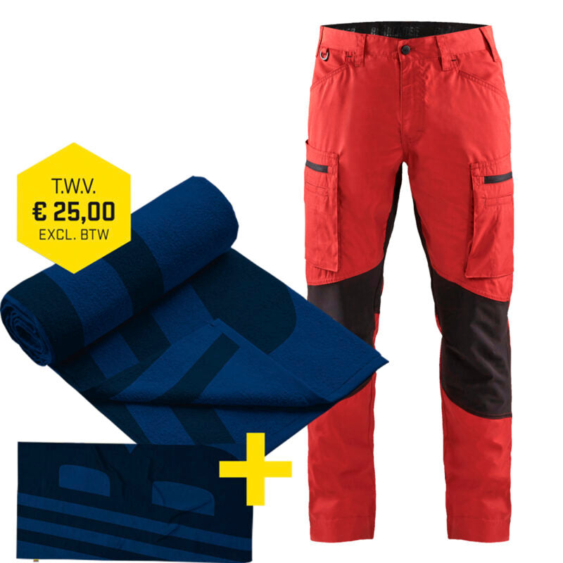 Blaklader Service Werkbroek Stretch 1459 1845 Light + GRATIS Strandhanddoek