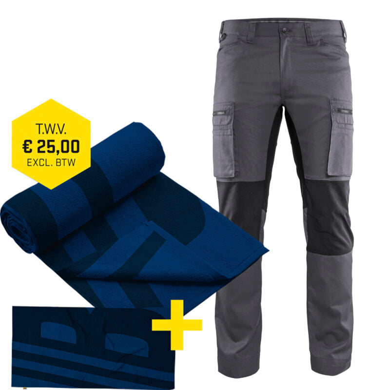 Blaklader Service Werkbroek Stretch 1459 1845 Light + GRATIS Strandhanddoek