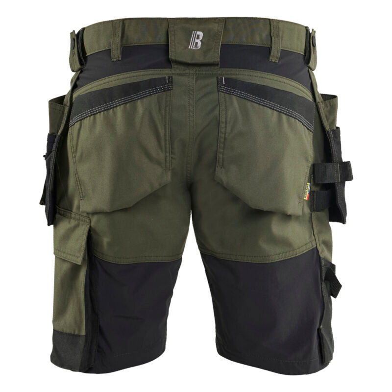 Blaklader 1752 1832 Short 2-Weg Stretch Met Gereedschapszakken + GRATIS 2-PACK BOXERSHORTS