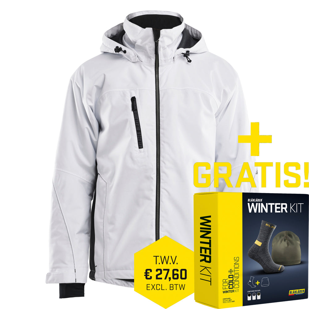 Blaklader Lichtgewicht Winterjas 4890 Wit / Donkergrijs