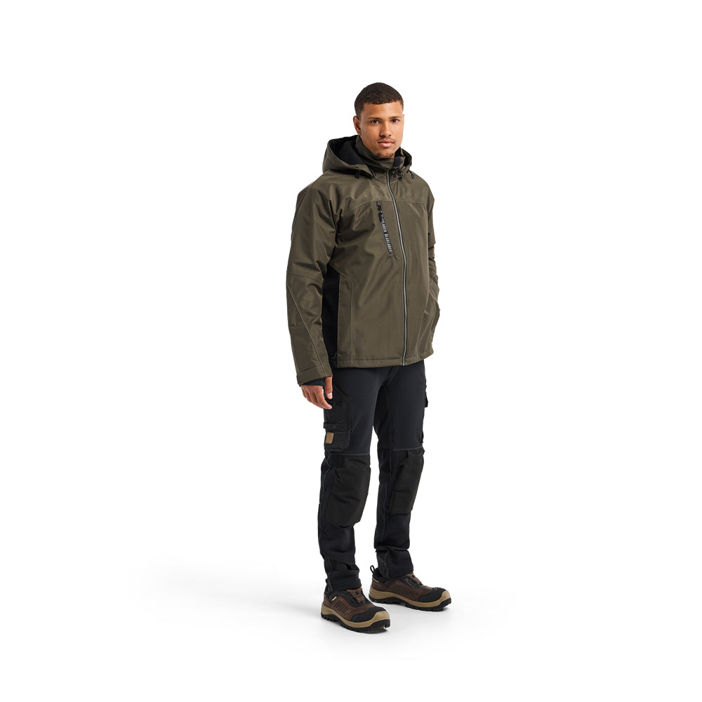 Blaklader Lichtgewicht Winterjas 4890 Olijfgroen/ Zwart