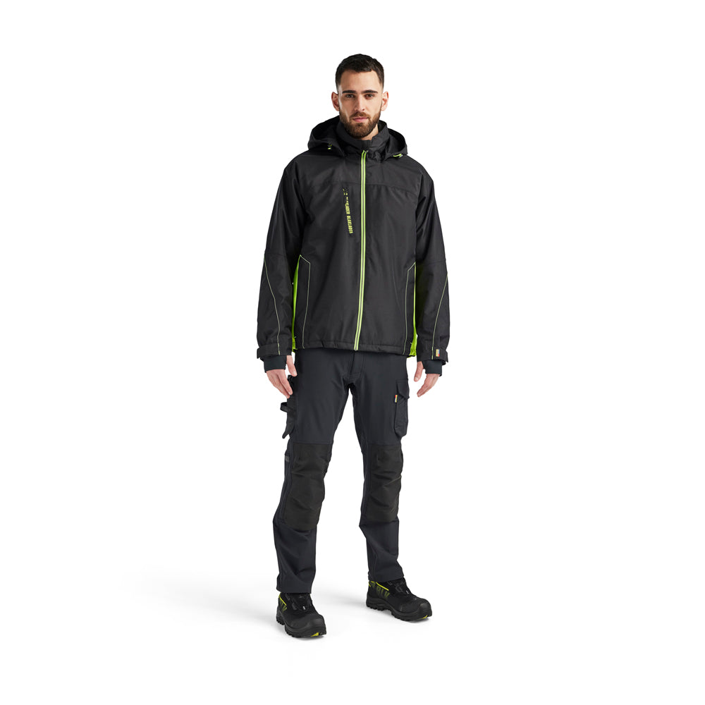 Blaklader Lichtgewicht Winterjas 4890 Zwart / Fluor Geel