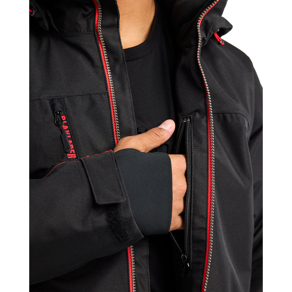 Blaklader Lichtgewicht Winterjas 4890 Zwart / Rood