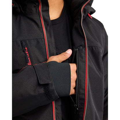 Blaklader Lichtgewicht Winterjas 4890 Zwart / Rood