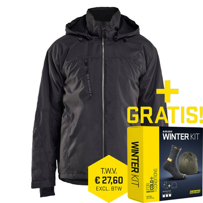 Blaklader Lichtgewicht Winterjas 4890 Donkergrijs / Zwart