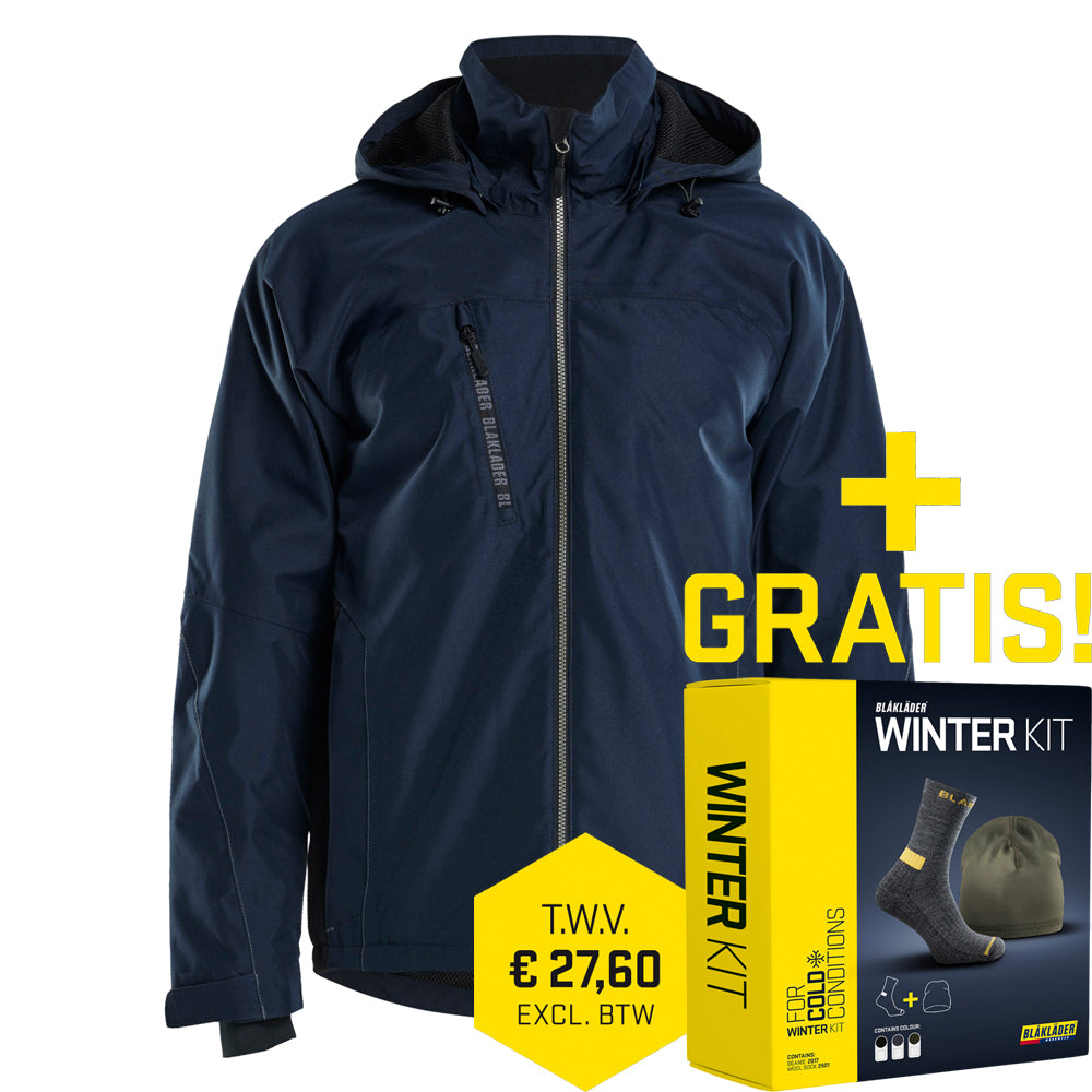 Blaklader Lichtgewicht Winterjas 4890 Donker Marineblauw / Zwart