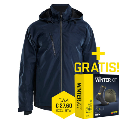 Blaklader Lichtgewicht Winterjas 4890 Donker Marineblauw / Zwart