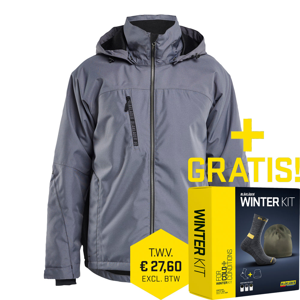 Blaklader Lichtgewicht Winterjas 4890 Medium Grijs / Zwart