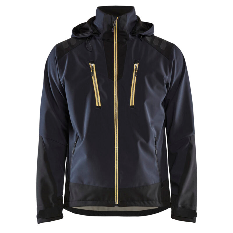 Blåkläder Softshell Jas met Afneembare Capuchon 4749