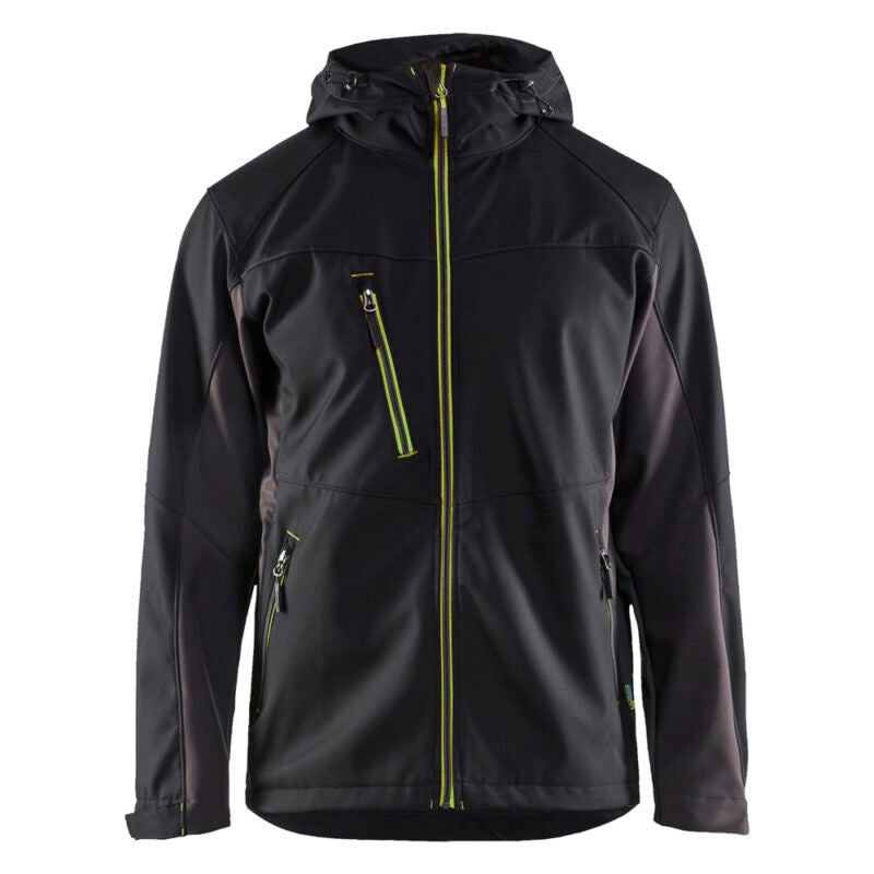 Blåkläder Softshell Jas met Vaste Capuchon 4753