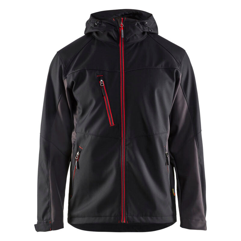 Blåkläder Softshell Jas met Vaste Capuchon 4753