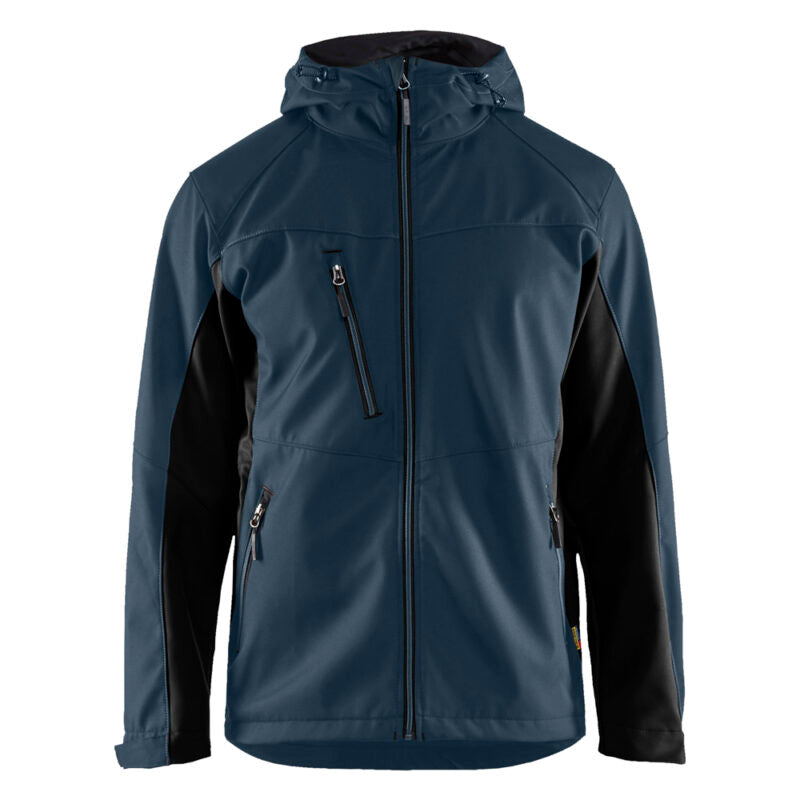 Blåkläder Softshell Jas met Vaste Capuchon 4753