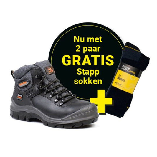 *ACTIE* No Risk Veiligheidsschoen Blackrock S3 Extra breed