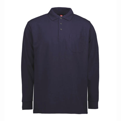 ID PRO Wear Polo Shirt 0326 | Lange Mouw met Borstzak