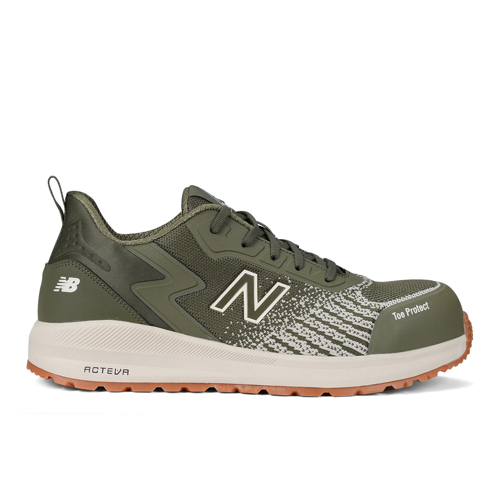 New Balance Lage Veiligheidsschoen Speedware S1PL Olijfgroen / Wit