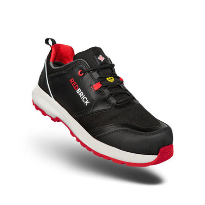 Redbrick Pulse S3 ESD 32320 Laag Model Zwart/Rood