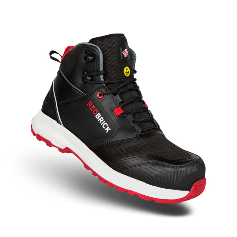 Redbrick Pulse S3 ESD 32321 Hoog Model Zwart/Rood