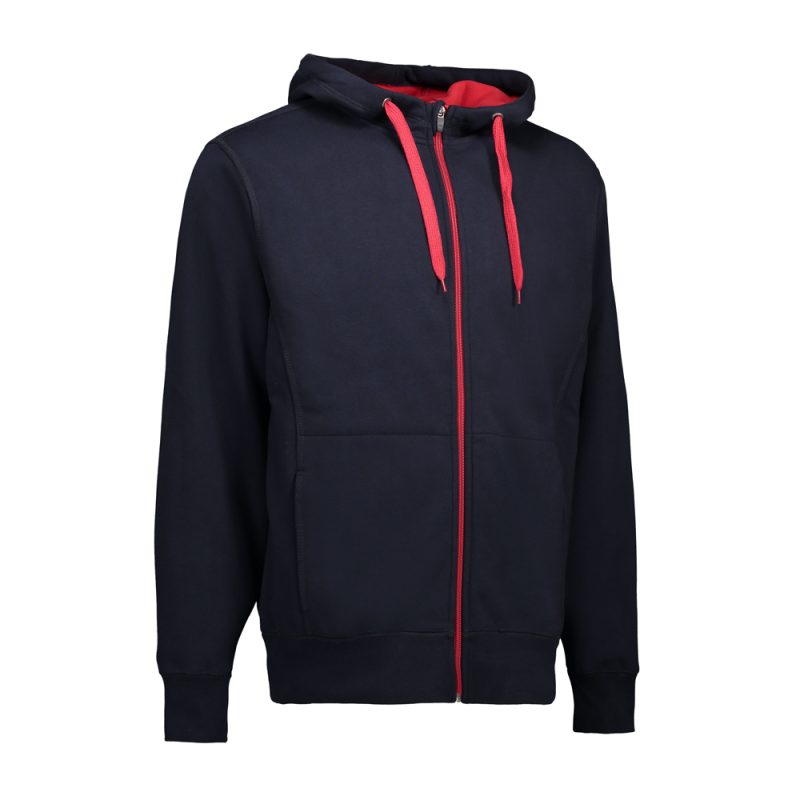 ID Men's Hooded Sweatvest 0630 | Fleece Gevoerd