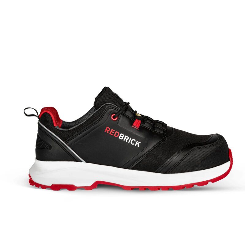 Redbrick Pulse S3 ESD 32320 Laag Model Zwart/Rood